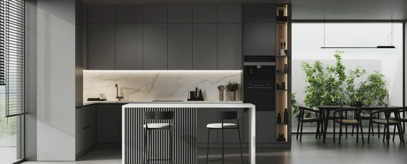 kuchnia, stół, krzesła